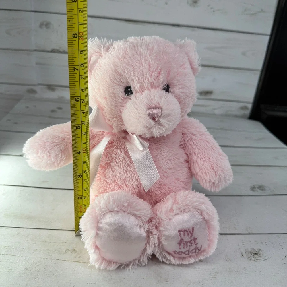 GUND Baby My First Teddy Bear‎ Pink Plush 8